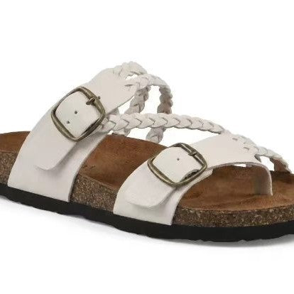 Woven Multi-strap Platform Beach Sandals