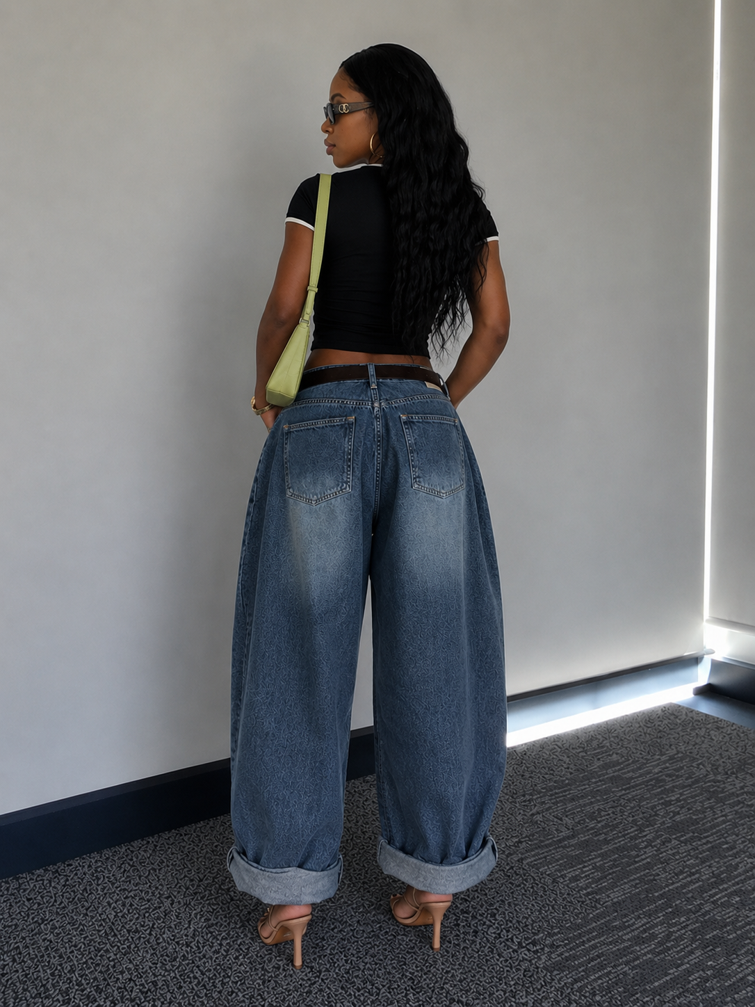 Baggy Balloon Wide-Leg Jeans