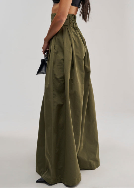 High-waisted Wide-leg Trousers