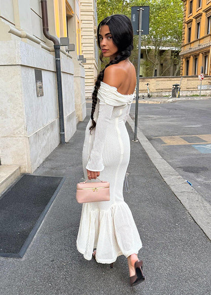 Sexy Open-knit Vacation-style Dress
