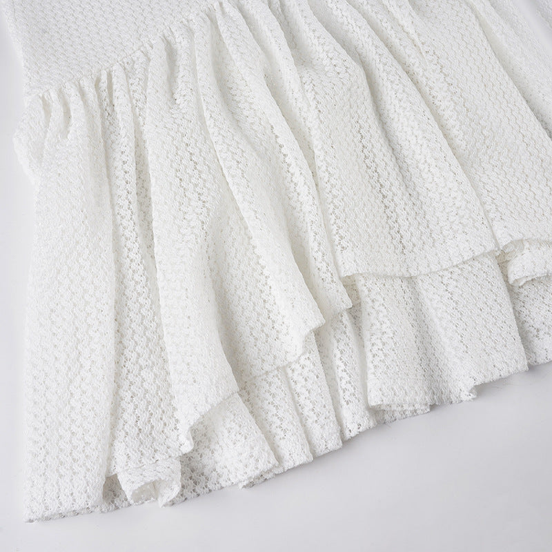 Sexy Open-knit Vacation-style Dress