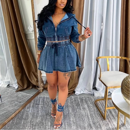 Women's casual skirt suit