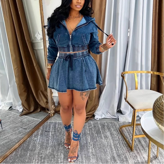 Women's casual skirt suit