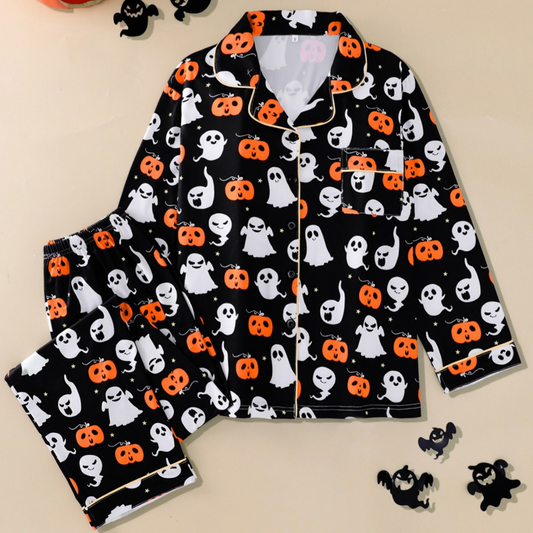 2026 New Halloween Women's Collared Loungewear