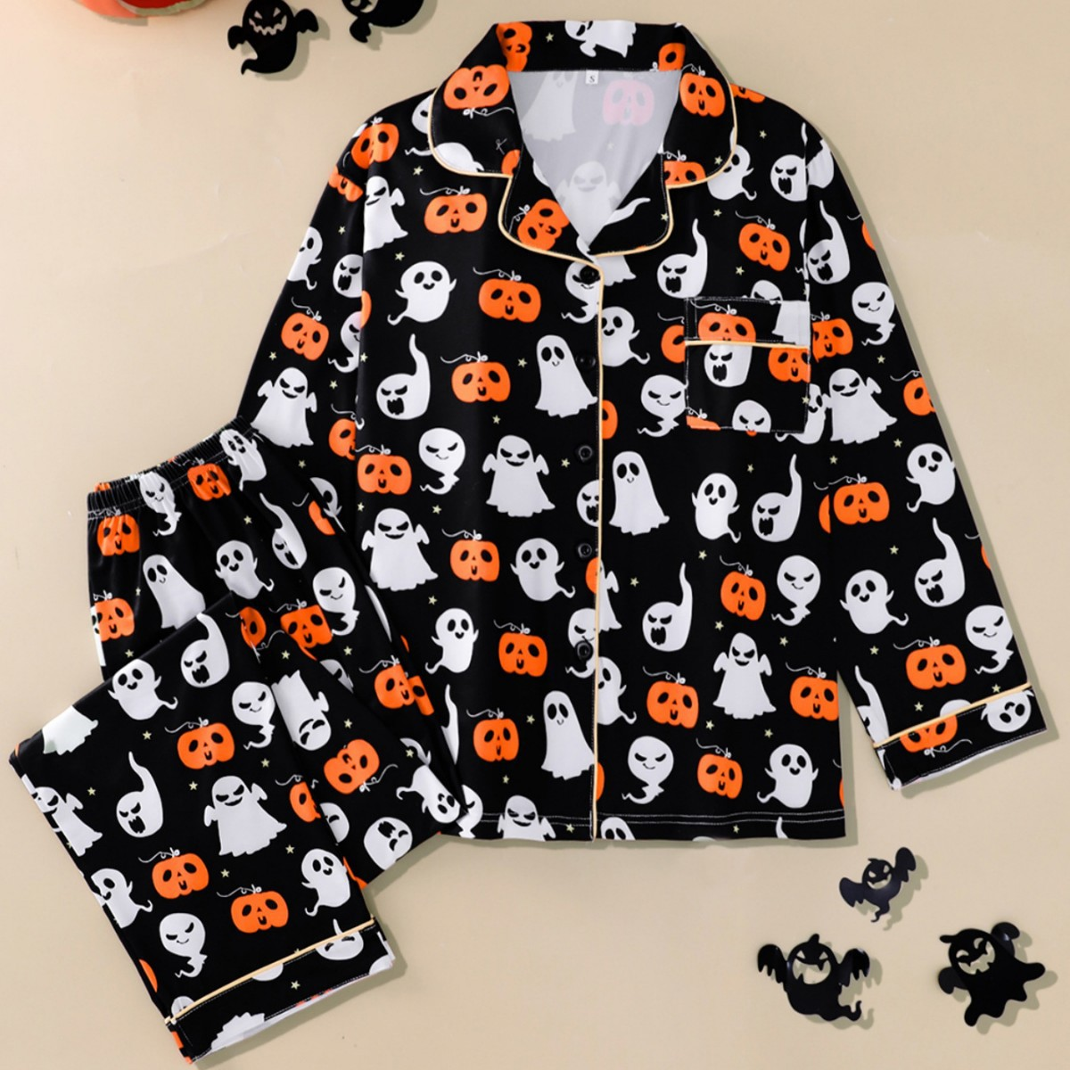 2026 New Halloween Women's Collared Loungewear
