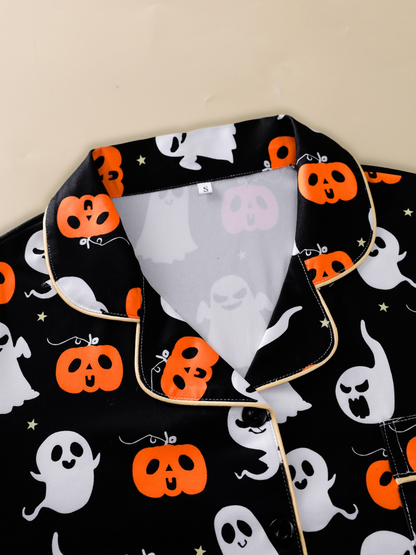 2026 New Halloween Women's Collared Loungewear