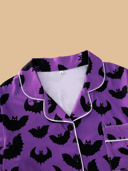 2026 New Halloween Women's Collared Loungewear