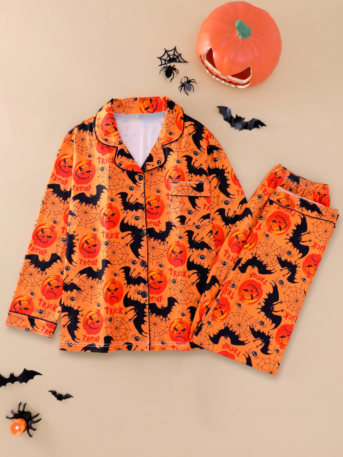 2026 New Halloween Women's Collared Loungewear