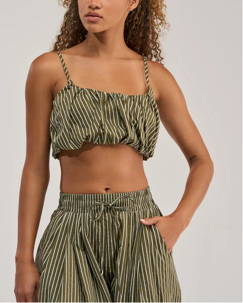 Striped Summer Two‑Piece Outfit