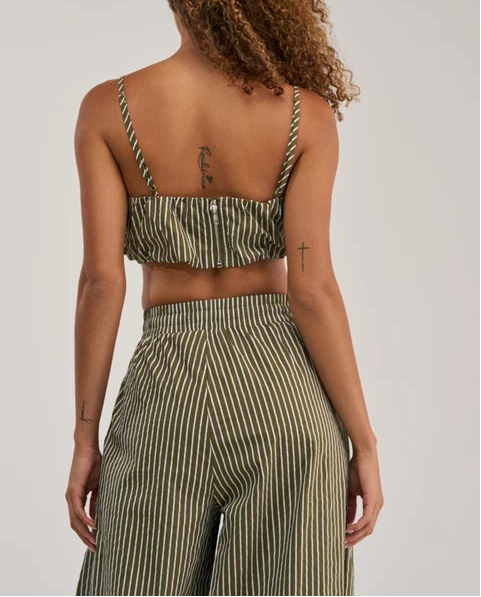 Striped Summer Two‑Piece Outfit