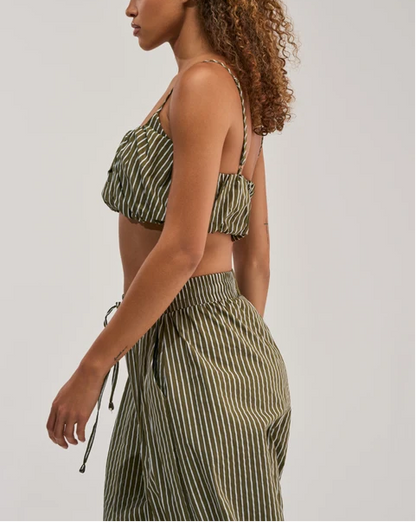 Striped Summer Two‑Piece Outfit