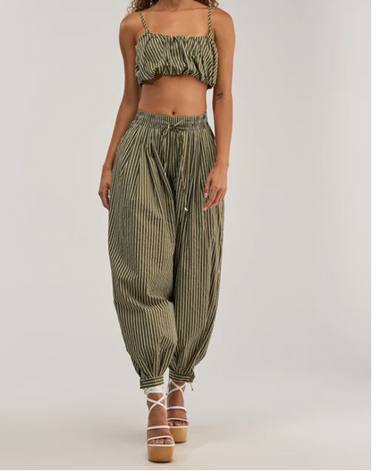 Striped Summer Two‑Piece Outfit
