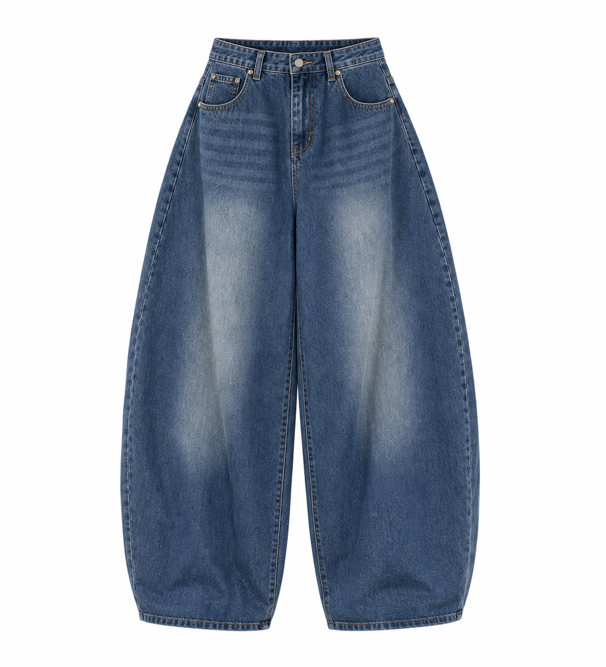 Baggy Balloon Wide-Leg Jeans