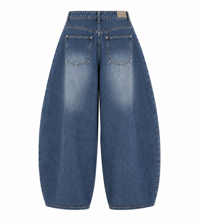 Baggy Balloon Wide-Leg Jeans
