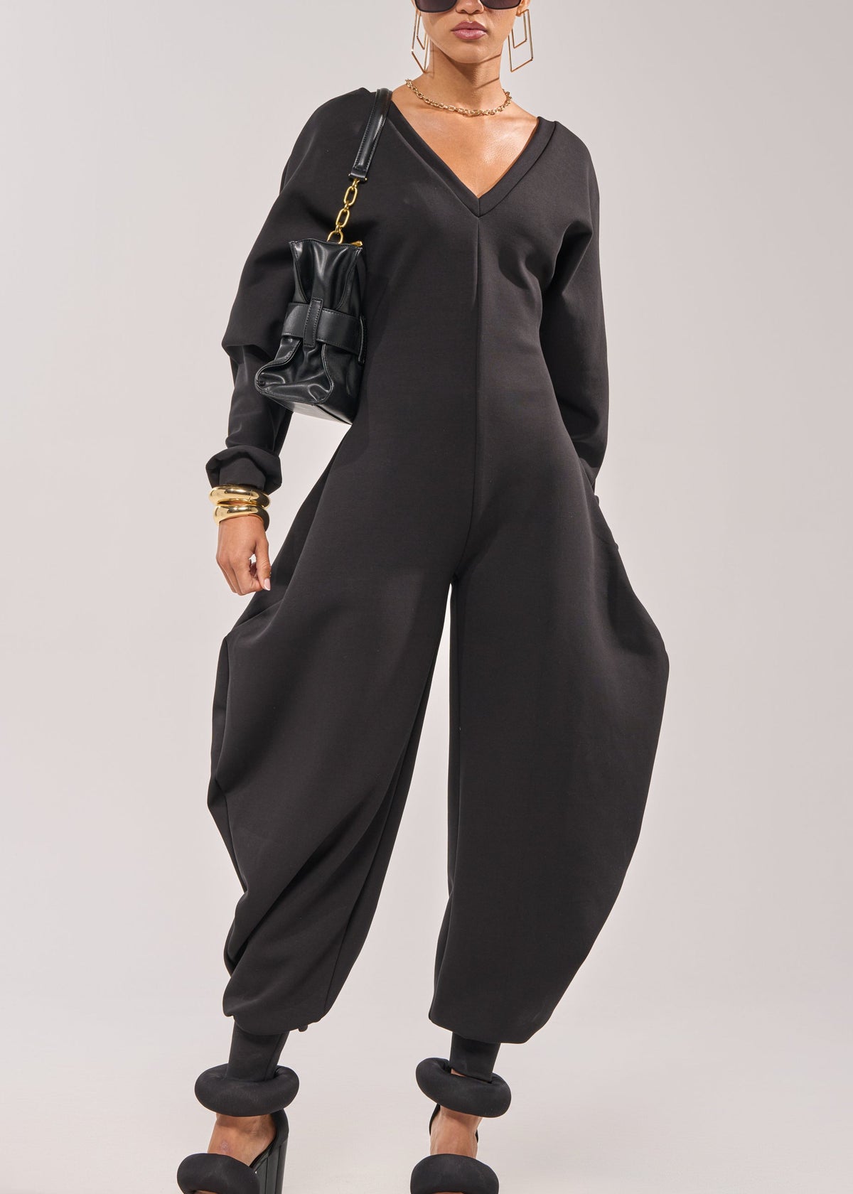 Comfortable Long-sleeve Jumpsuit