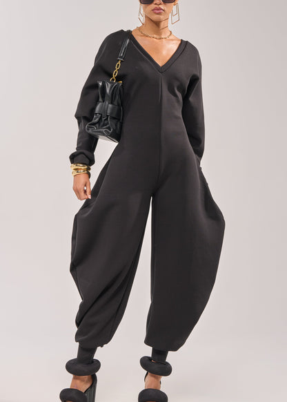 Comfortable Long-sleeve Jumpsuit
