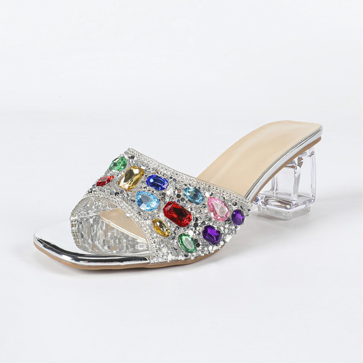 2026 New Sparkling Rhinestone Platform Sandals
