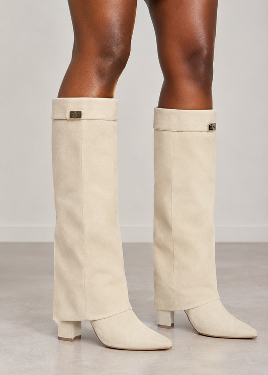 Women's Metal Buckle Boots