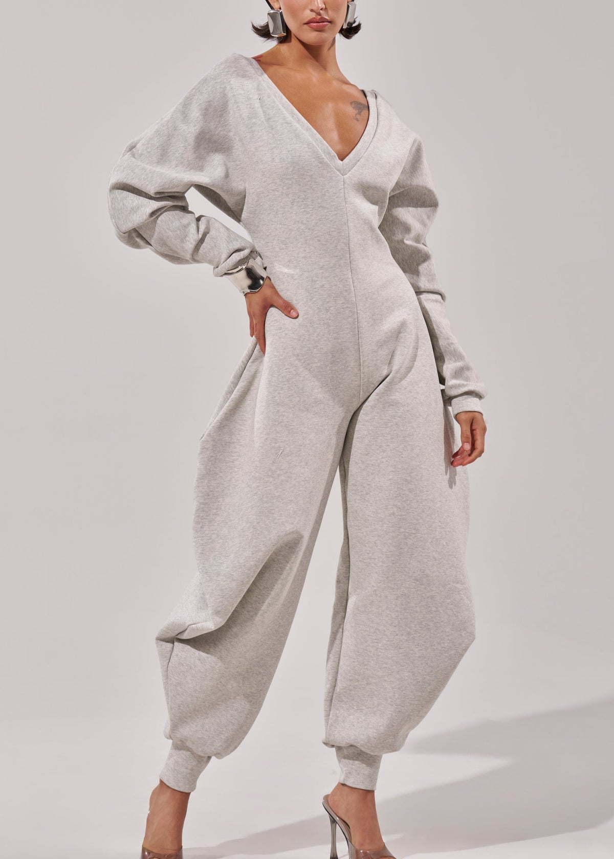 Comfortable Long-sleeve Jumpsuit