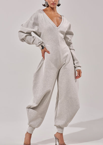 Comfortable Long-sleeve Jumpsuit