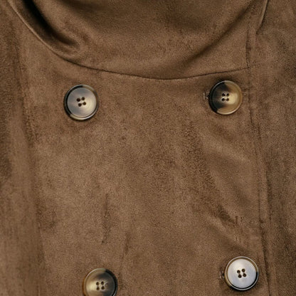 Autumn 2026 New Fashion Suede Cropped Jacket