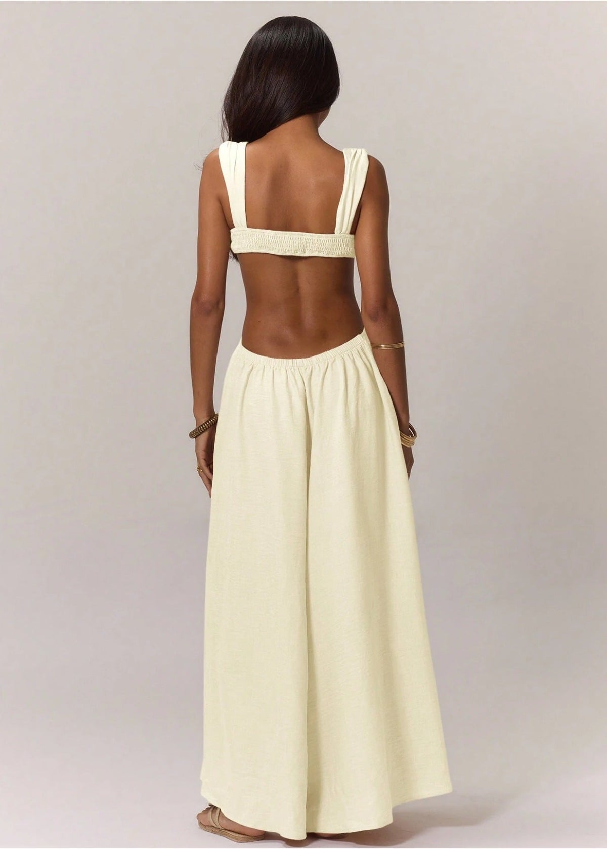Lace-up Straps Trendy Jumpsuit