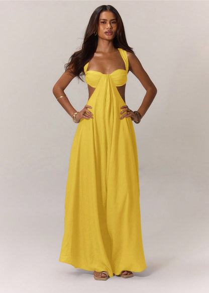 Lace-up Straps Trendy Jumpsuit
