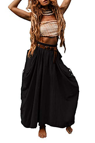 Bohemian Style Flowy Skirt