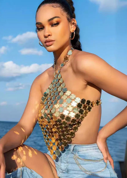 Sexy Sequin Top