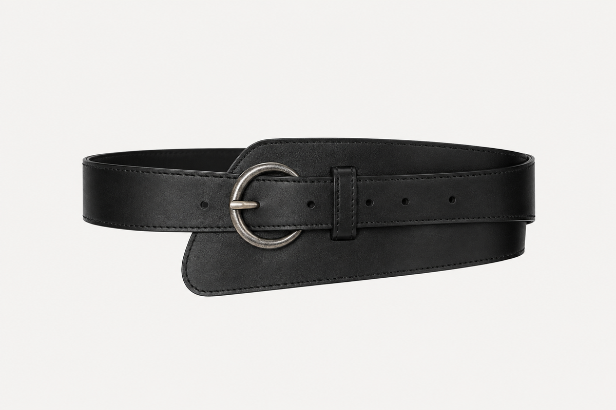 Retro-style PU Leather Belt