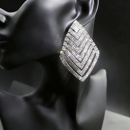 Luxurious Full-diamond Earrings
