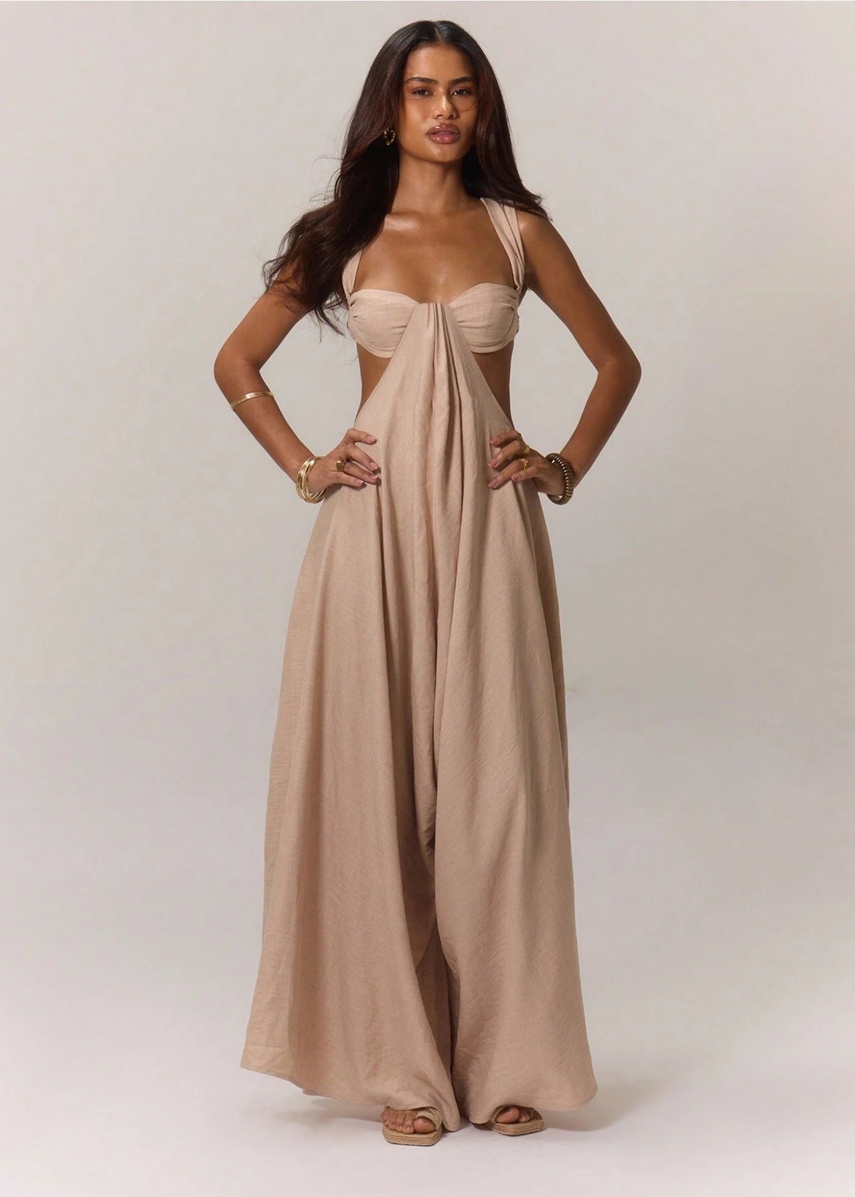 Lace-up Straps Trendy Jumpsuit