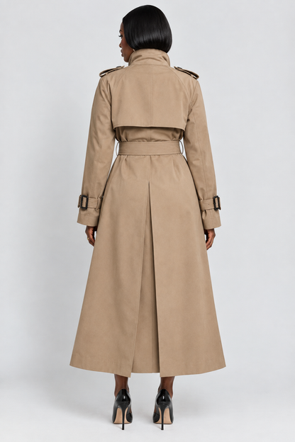 British Style Over-the-knee Coat