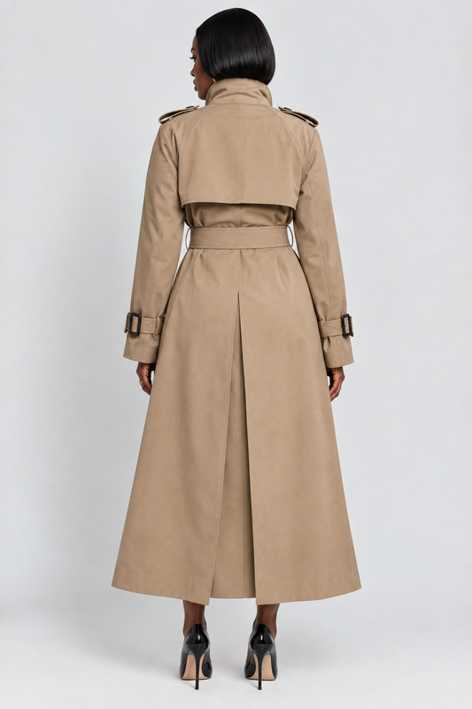 British Style Over-the-knee Coat