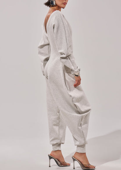 Comfortable Long-sleeve Jumpsuit