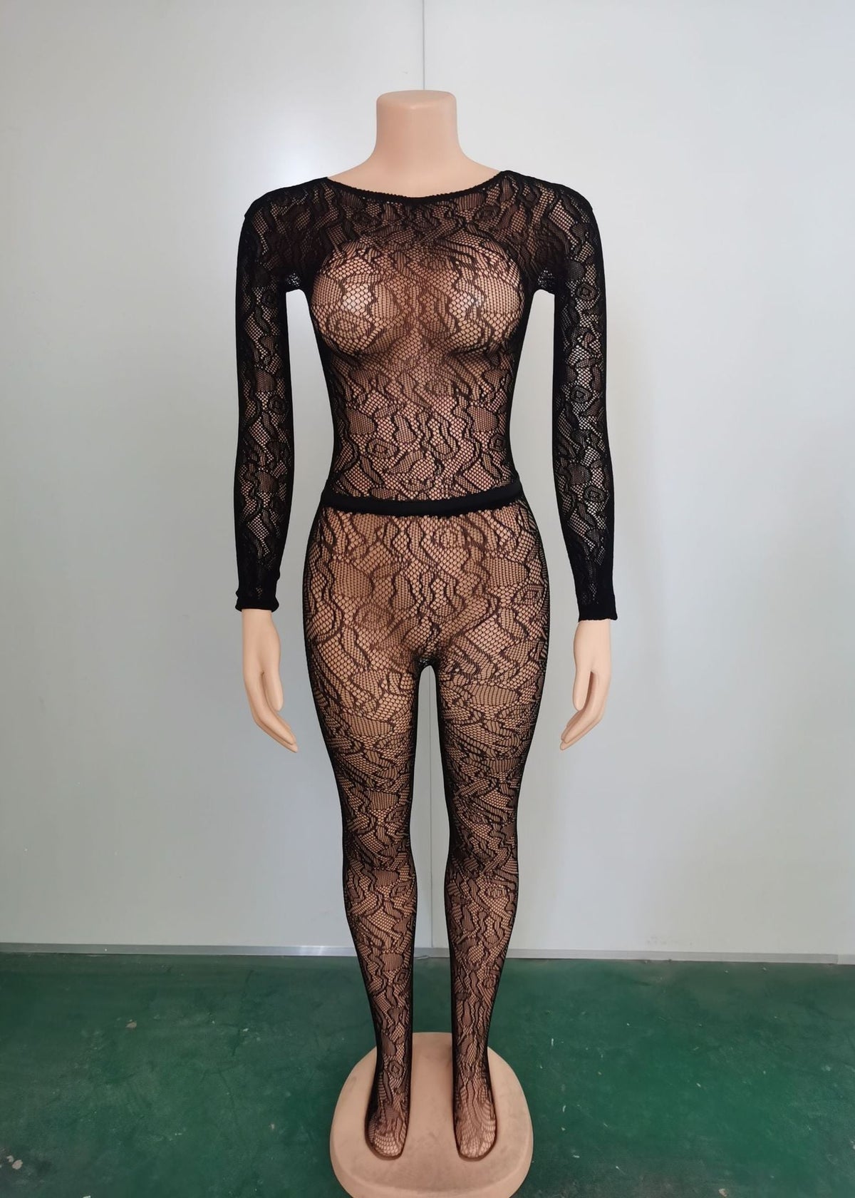 Sexy Cut-out Mesh Bodysuit