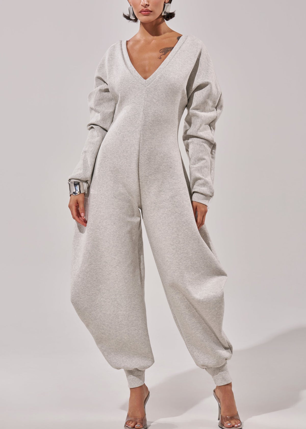 Comfortable Long-sleeve Jumpsuit