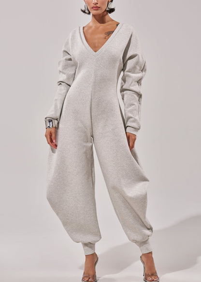 Comfortable Long-sleeve Jumpsuit