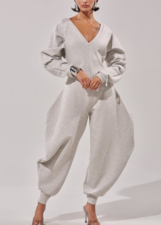 Comfortable Long-sleeve Jumpsuit