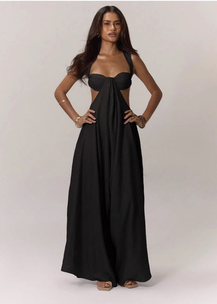 Lace-up Straps Trendy Jumpsuit