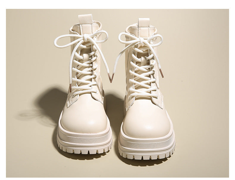 Low-cut Round-toe Ankle Boots