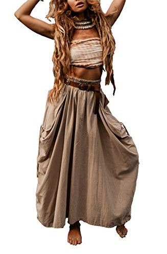 Bohemian Style Flowy Skirt