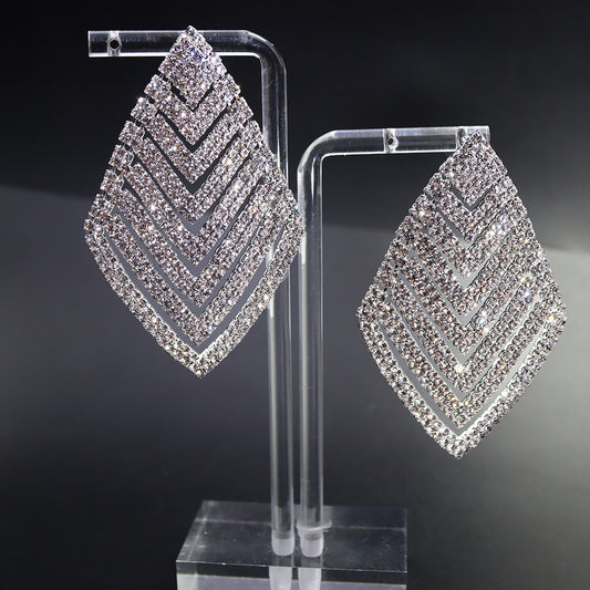 Luxurious Full-diamond Earrings